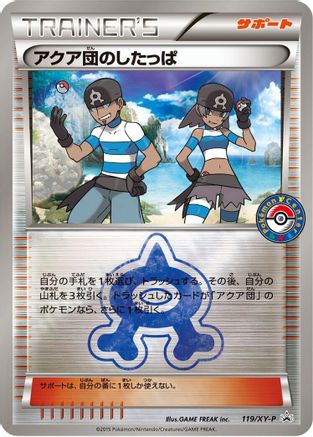 Image of Team Aqua Grunt - 119/XY-P (119/XY-P) - XYP XY Promos Holofoil
