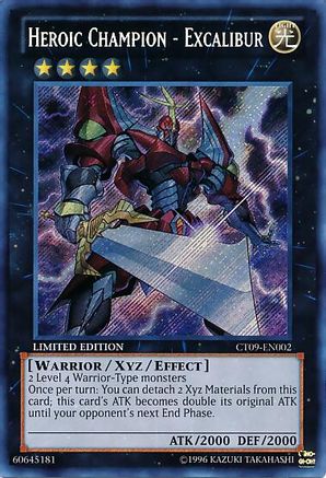 Image of Heroic Champion - Excalibur [CT09-EN002] Secret Rare