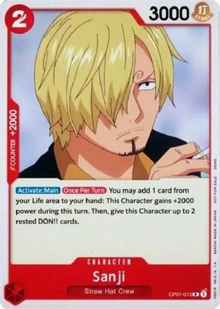 Image of Sanji [One Piece Demo Deck Cards]