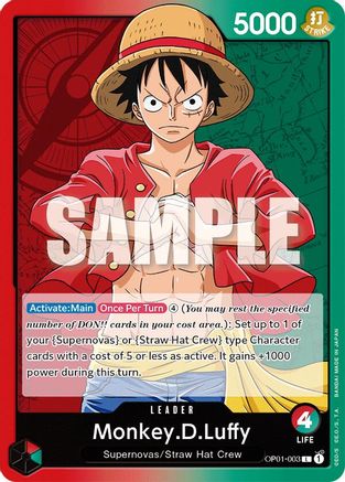 Image of Monkey.D.Luffy [One Piece Demo Deck Cards]
