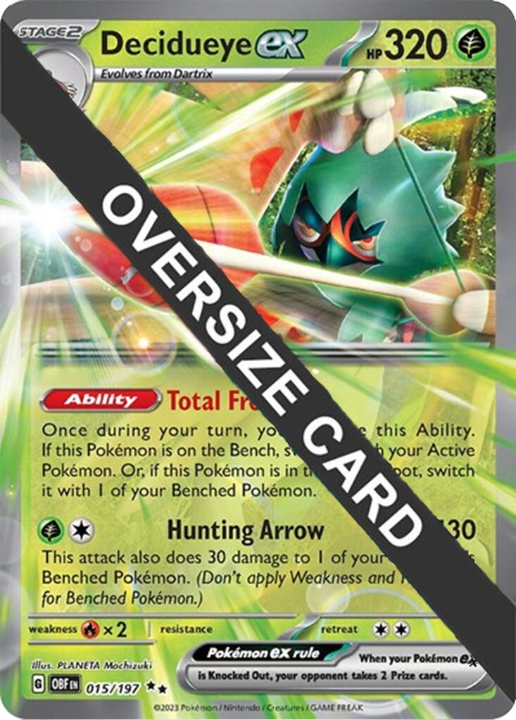 Image of Decidueye ex (015/197) (Jumbo Card) [Miscellaneous Cards]