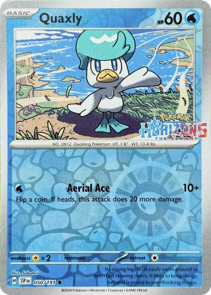 Image of Quaxly (050/191) (Pokemon Horizons Stamp) [Miscellaneous Cards]