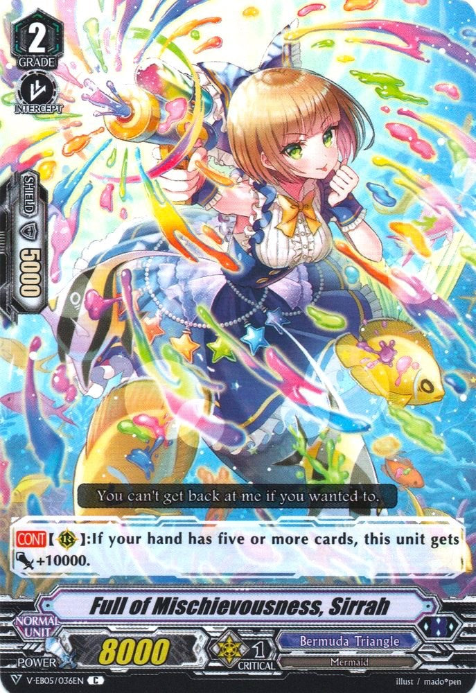 Image of Full of Mischievousness, Sirrah (V-EB05/036EN) [Primary Melody]