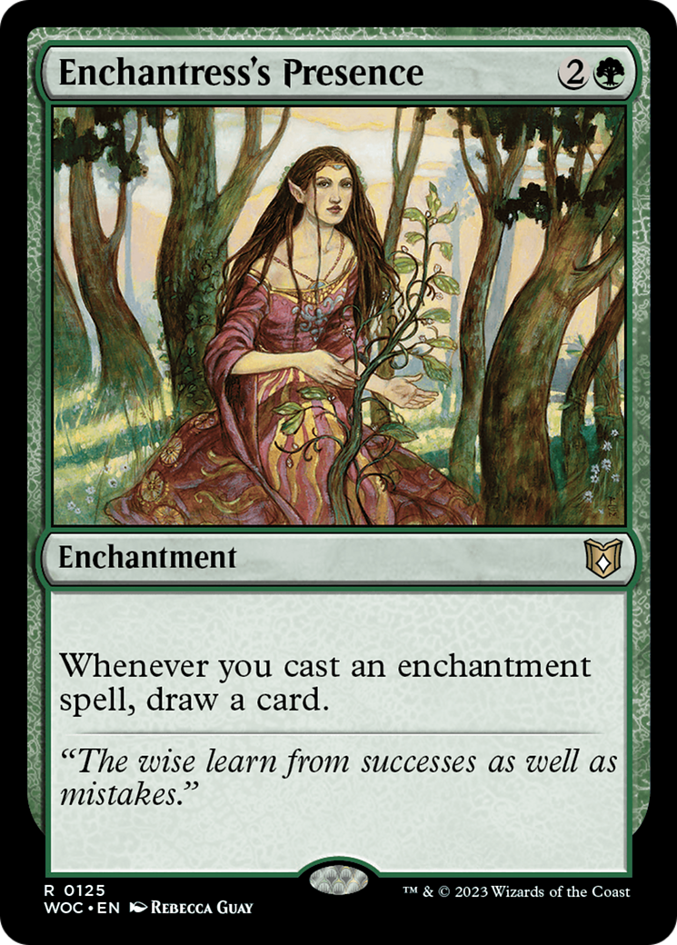 Image of Enchantress's Presence [Wilds of Eldraine Commander]
