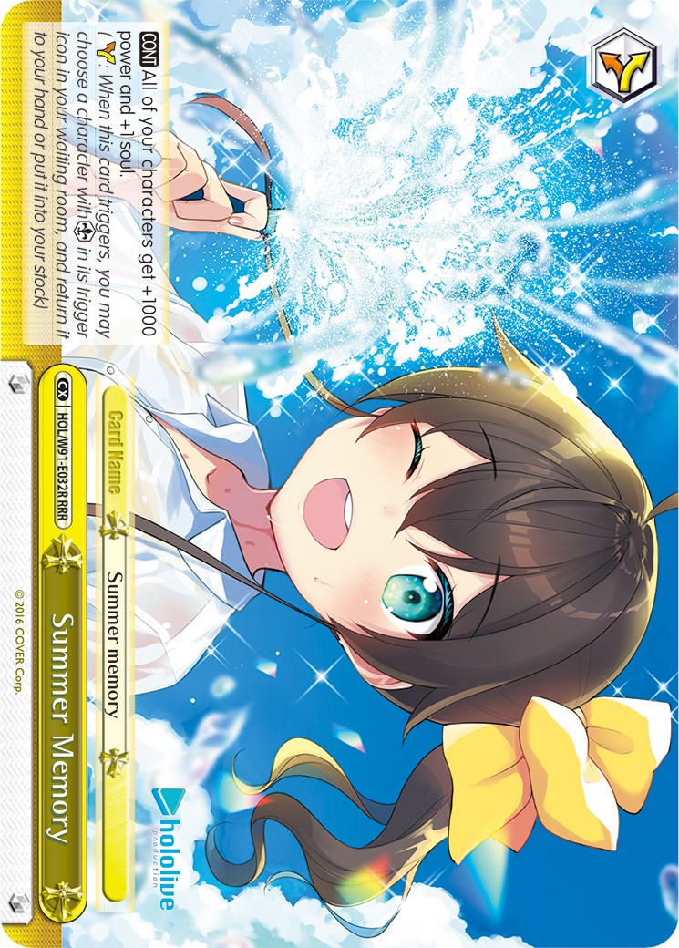 Image of Summer Memory (HOL/W91-E032R RRR) [hololive production]