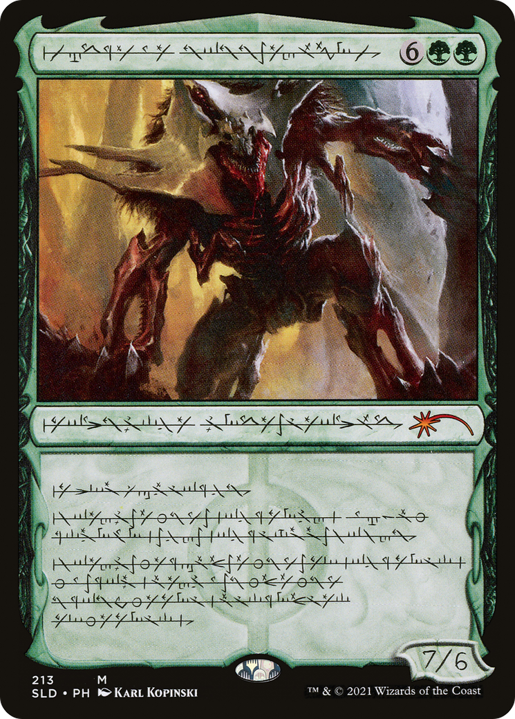 Image of Vorinclex, Voice of Hunger (Phyrexian) [Secret Lair Drop Series]