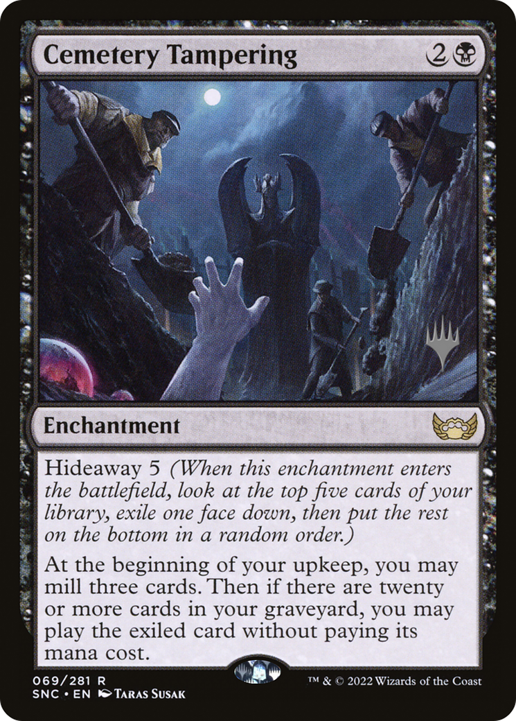 Image of Cemetery Tampering (Promo Pack) [Streets of New Capenna Promos]