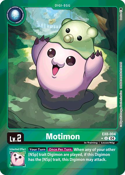 Image of Motimon [EX8-004] (Limited Foil) [Chain of Liberation]