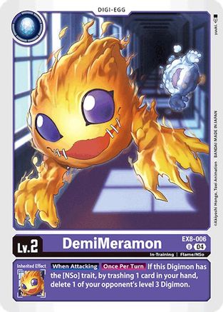Image of DemiMeramon [EX8-006] [Chain of Liberation]