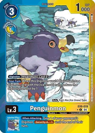 Image of Penguinmon [EX8-019] (Limited Foil) [Chain of Liberation]