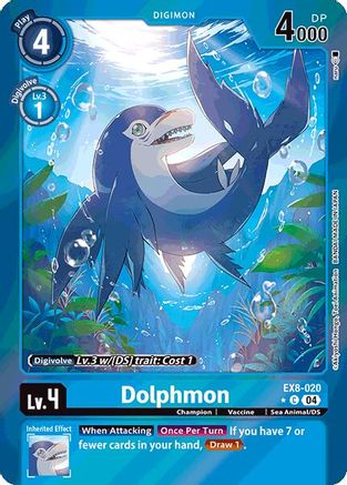 Image of Dolphmon [EX8-020] (Limited Foil) [Chain of Liberation]