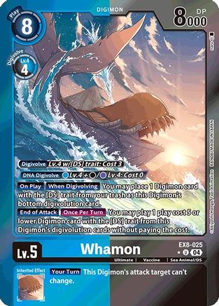 Image of Whamon [EX8-025] (Limited Foil) [Chain of Liberation]