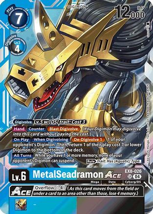 Image of MetalSeadramon ACE [EX8-026] [Chain of Liberation]
