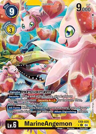 Image of MarineAngemon [EX8-035] (Limited Foil) [Chain of Liberation]