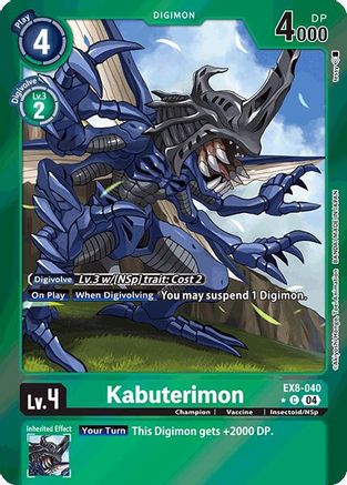Image of Kabuterimon [EX8-040] (Limited Foil) [Chain of Liberation]