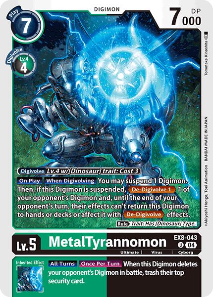 Image of MetalTyrannomon [EX8-043] [Chain of Liberation]