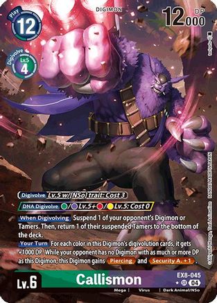 Image of Callismon [EX8-045] (Alternate Art) [Chain of Liberation]