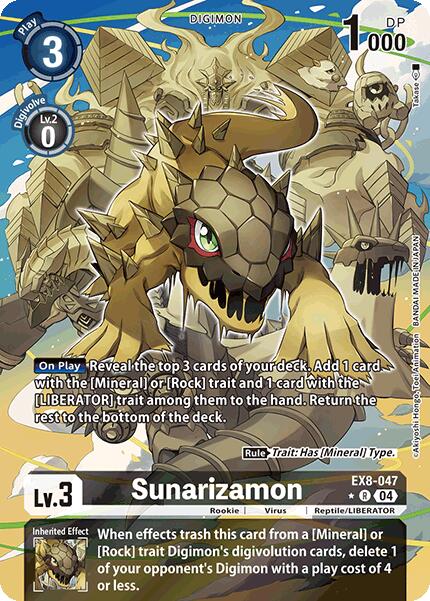 Image of Sunarizamon [EX8-047] (Alternate Art) [Chain of Liberation]