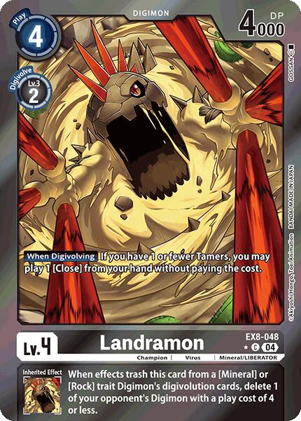 Image of Landramon [EX8-048] (Limited Foil) [Chain of Liberation]