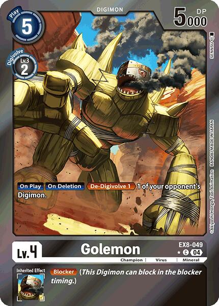 Image of Golemon [EX8-049] (Limited Foil) [Chain of Liberation]