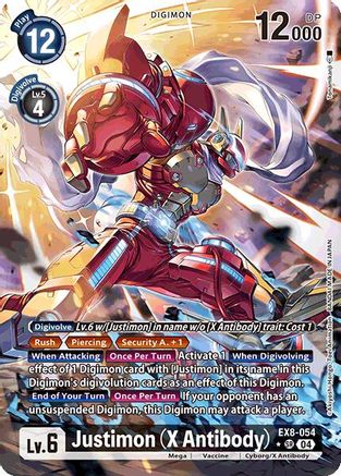 Image of Justimon (X Antibody) [EX8-054] (Alternate Art) [Chain of Liberation]