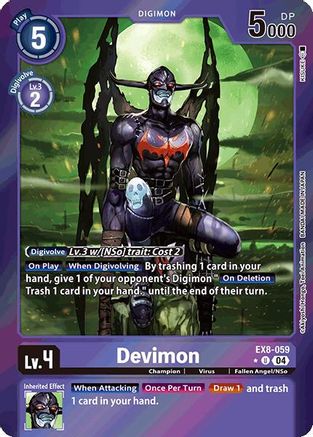 Image of Devimon [EX8-059] (Limited Foil) [Chain of Liberation]