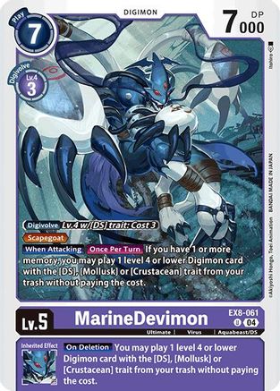 Image of MarineDevimon [EX8-061] [Chain of Liberation]