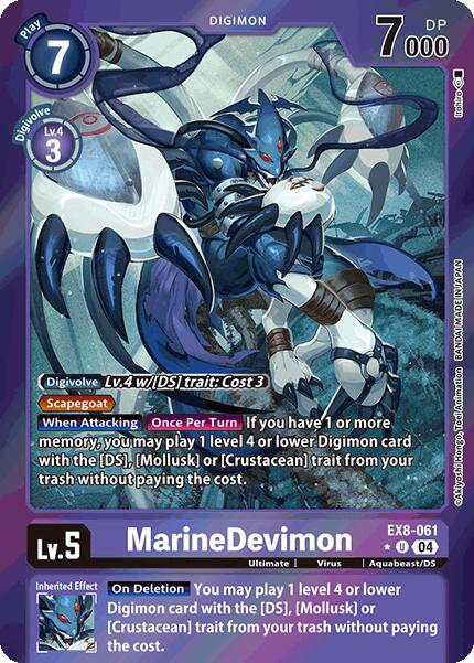 Image of MarineDevimon [EX8-061] (Limited Foil) [Chain of Liberation]