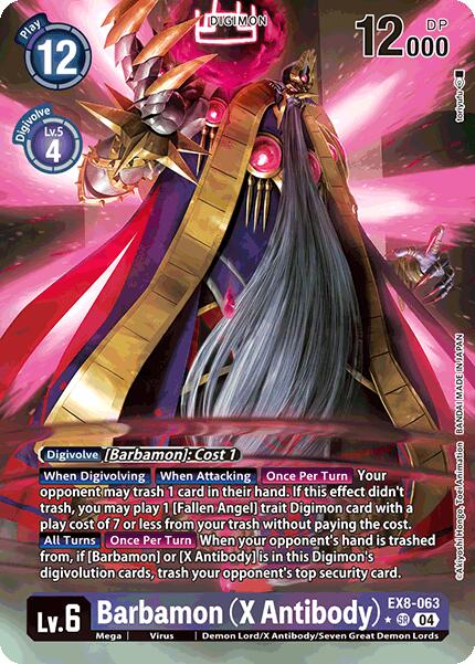 Image of Barbamon (X Antibody) [EX8-063] (Alternate Art) [Chain of Liberation]