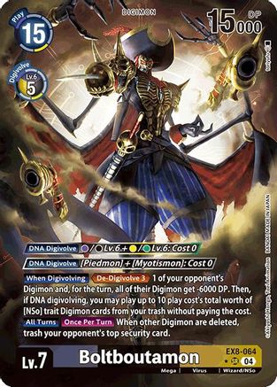 Image of Boltboutamon [EX8-064] (Alternate Art) [Chain of Liberation]