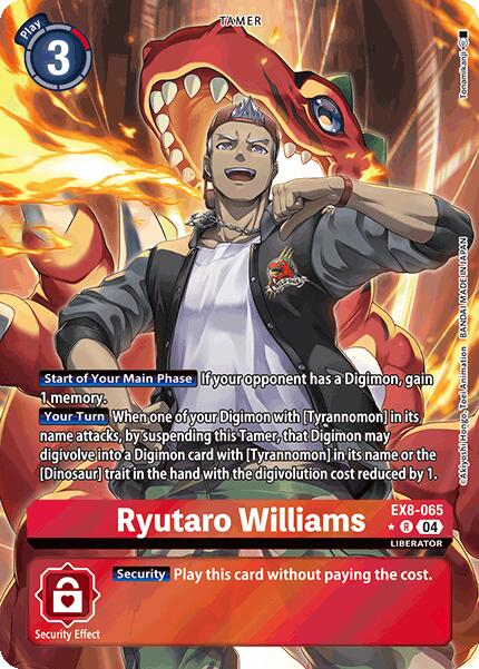 Image of Ryutaro Williams [EX8-065] (Alternate Art) [Chain of Liberation]