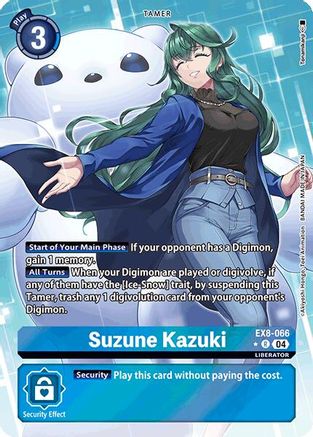 Image of Suzune Kazuki [EX8-066] (Alternate Art) [Chain of Liberation]