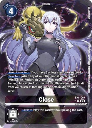 Image of Close [EX8-067] (Alternate Art) [Chain of Liberation]