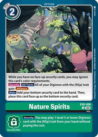 Image of Nature Spirits [EX8-069] [Chain of Liberation]