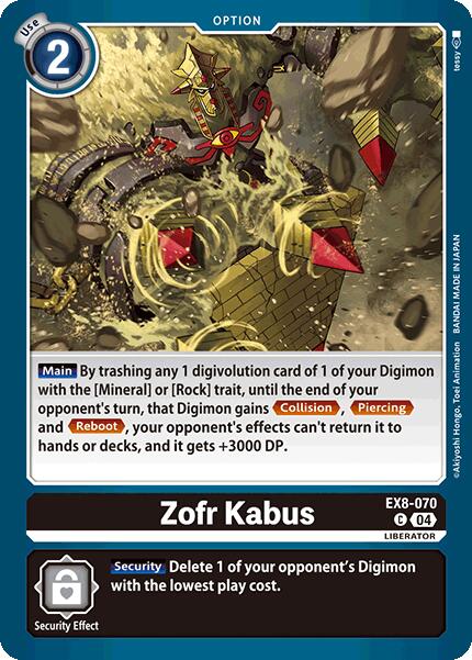 Image of Zofr Kabus [EX8-070] [Chain of Liberation]