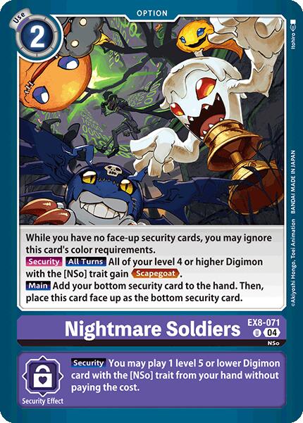 Image of Nightmare Soldiers [EX8-071] [Chain of Liberation]
