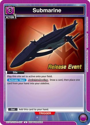 Image of Submarine (UEPR/CGH-1-027) - UE04BT Code Geass Lelouch of the Rebellion Release Event Cards