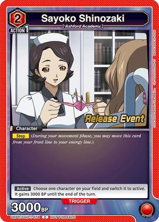 Image of Sayoko Shinozaki (UEPR/CGH-1-078) - UE04BT Code Geass Lelouch of the Rebellion Release Event Cards