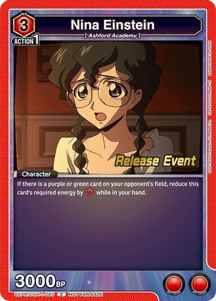 Image of Nina Einstein (UEPR/CGH-1-085) - UE04BT Code Geass Lelouch of the Rebellion Release Event Cards
