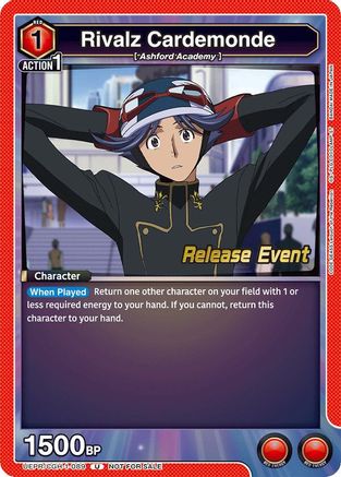 Image of Rivalz Cardemonde (UEPR/CGH-1-089) - UE04BT Code Geass Lelouch of the Rebellion Release Event Cards