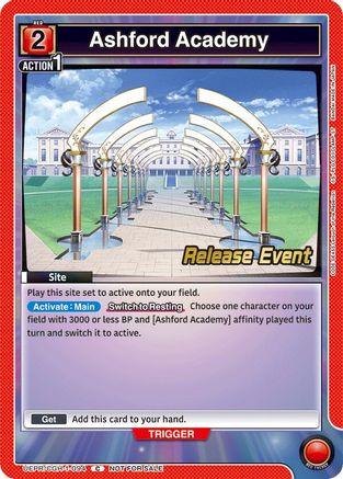 Image of Ashford Academy (UEPR/CGH-1-094) - UE04BT Code Geass Lelouch of the Rebellion Release Event Cards