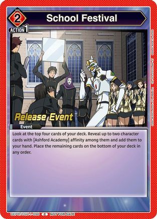 Image of School Festival (UEPR/CGH-1-096) - UE04BT Code Geass Lelouch of the Rebellion Release Event Cards