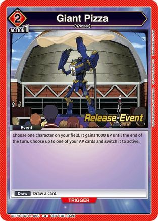 Image of Giant Pizza (UEPR/CGH-1-099) - UE04BT Code Geass Lelouch of the Rebellion Release Event Cards