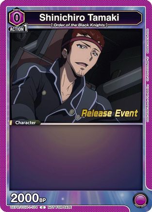 Image of Shinichiro Tamaki (104) (UEPR/CGH-1-104) - UE04BT Code Geass Lelouch of the Rebellion Release Event Cards