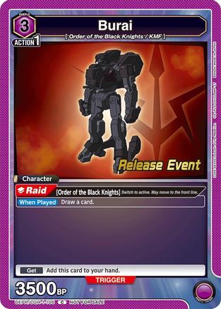 Image of Burai (UEPR/CGH-1-106) - UE04BT Code Geass Lelouch of the Rebellion Release Event Cards