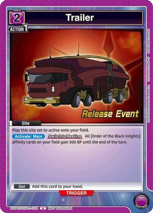 Image of Trailer (UEPR/CGH-1-108) - UE04BT Code Geass Lelouch of the Rebellion Release Event Cards