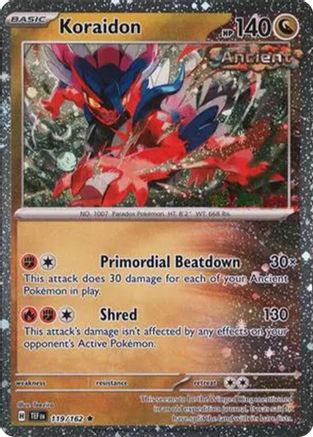 Image of Koraidon (119/162) (Cosmos Holo) [Miscellaneous Cards]