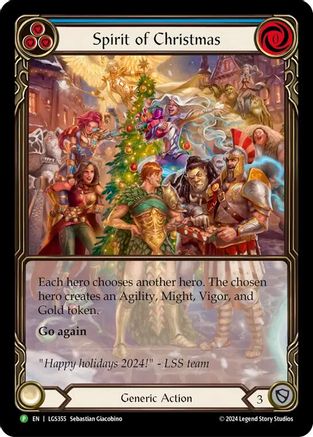 Image of Spirit of Christmas (Cold Foil) [LGS355] (Promo)  Cold Foil