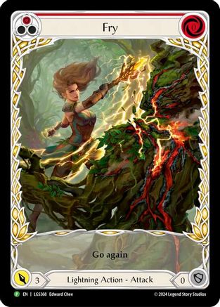 Image of Fry (Red) (Rainbow Foil) [LGS368] (Promo)  Rainbow Foil