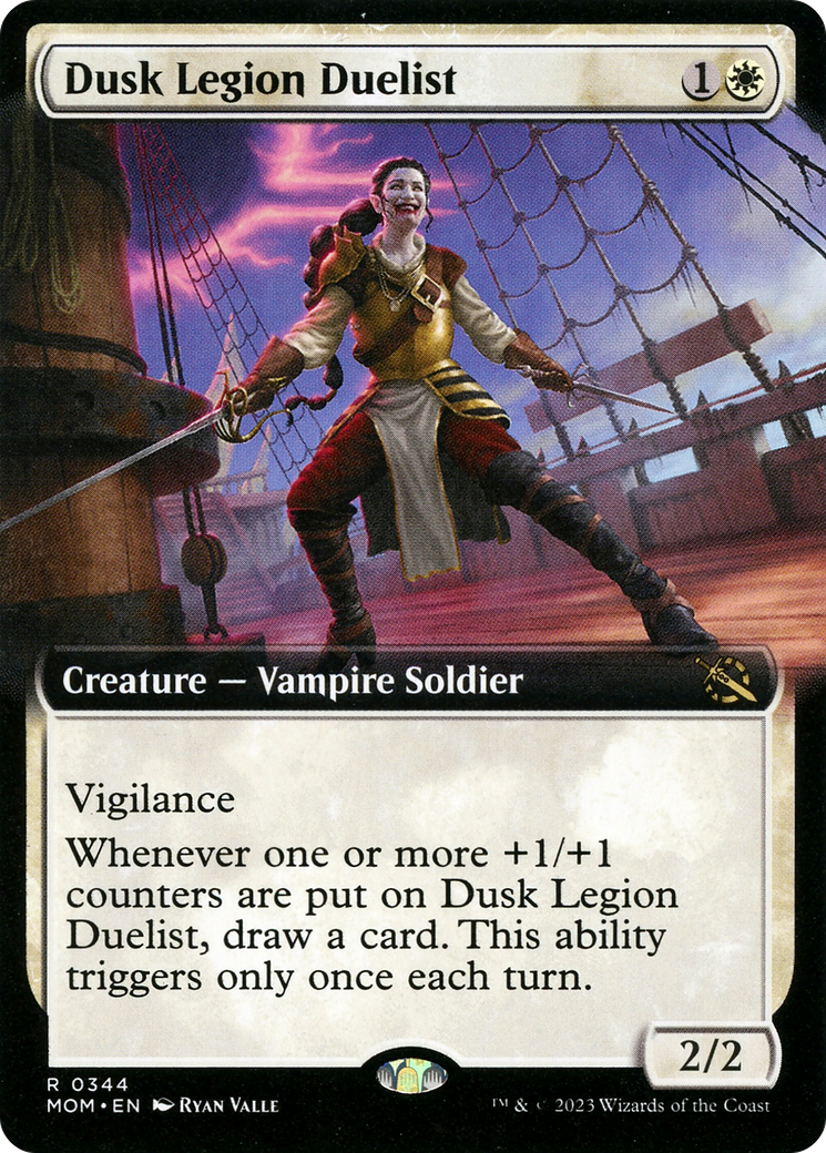 Image of Dusk Legion Duelist (Extended Art) [March of the Machine]